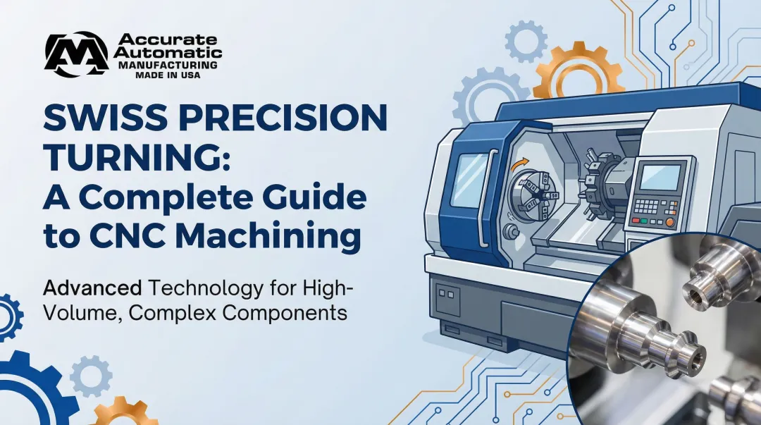 Cover image for Swiss Precision Turning: A Complete Guide to CNC Machining