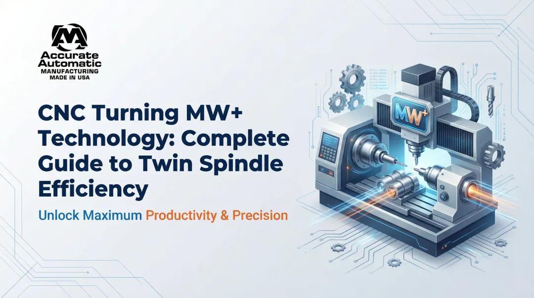 Cover image for CNC Turning MW+ Technology: Complete Guide to Twin Spindle Efficiency