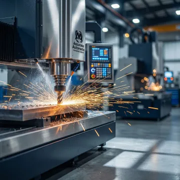 CNC plate processing machine cutting metal plate with high precision