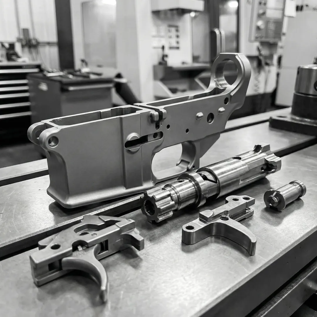 Precision CNC Machined Parts for Firearm Industry