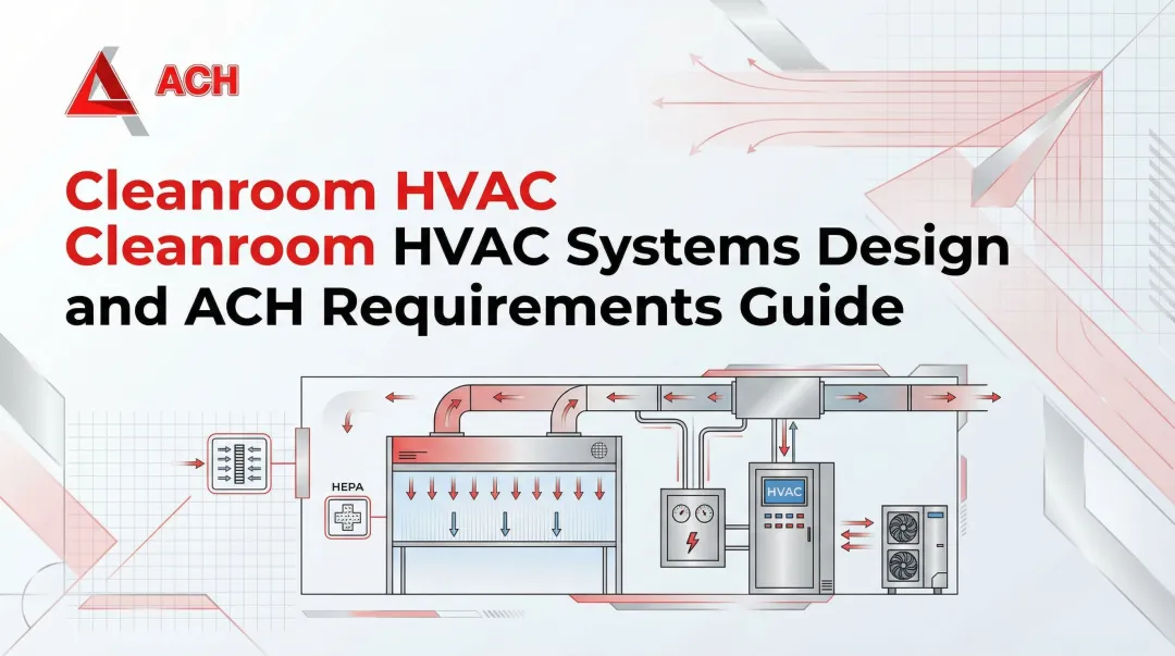 Cover image for Cleanroom HVAC Systems Design and ACH Requirements Guide