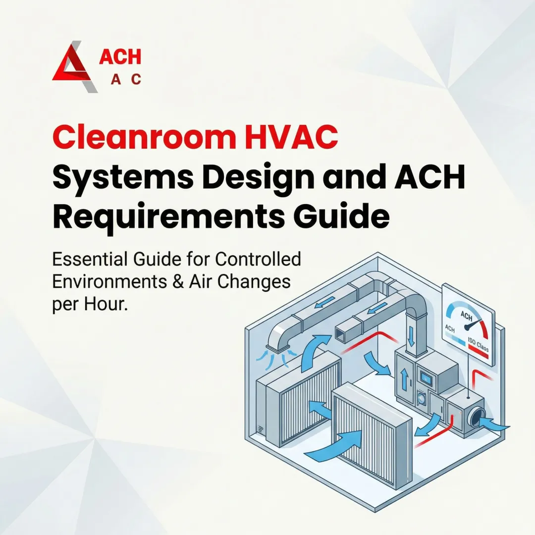 Cleanroom HVAC Systems Design and ACH Requirements Guide