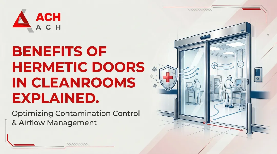 Cover image for Benefits of Hermetic Doors in Cleanrooms Explained