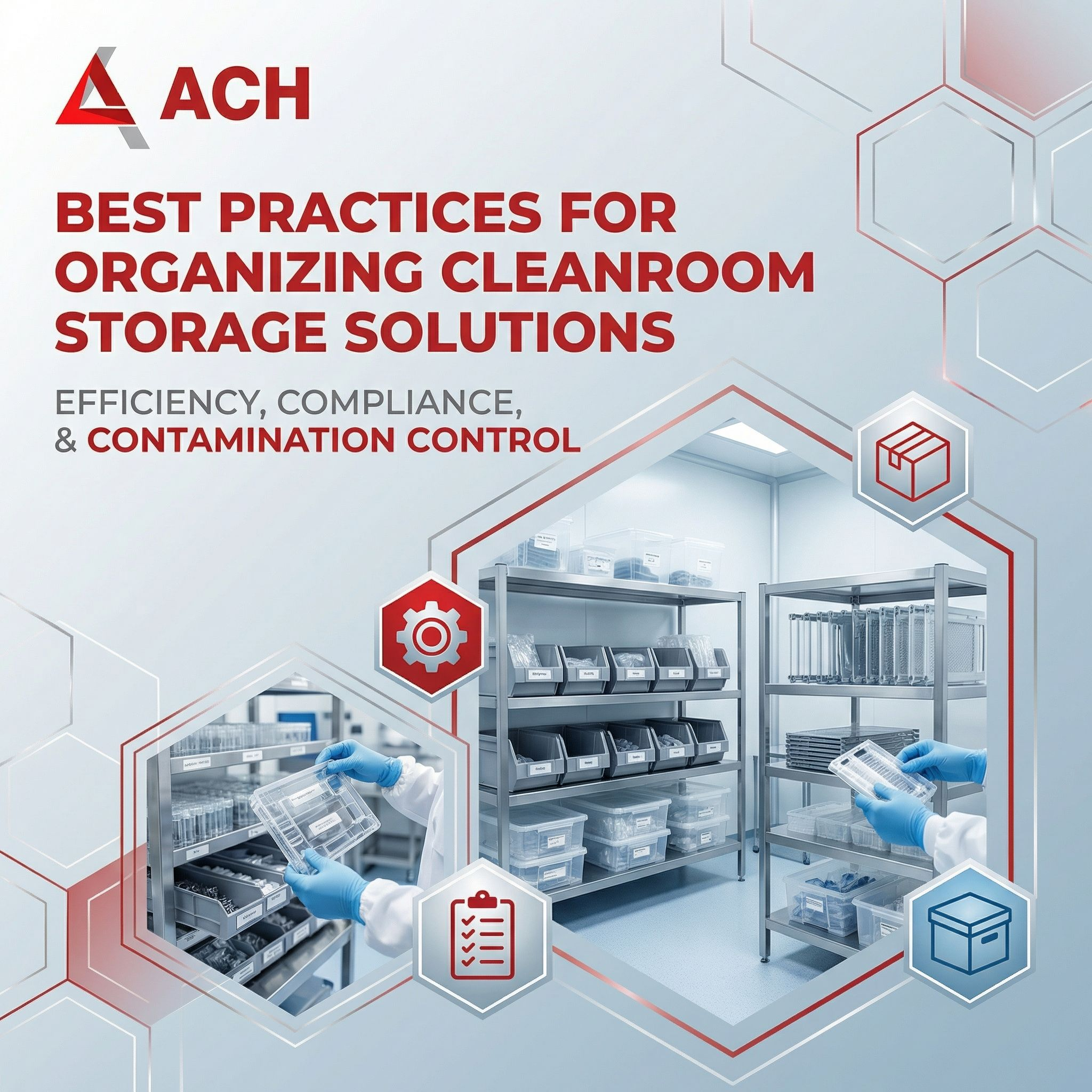 Best Practices for Organizing Cleanroom Storage Solutions