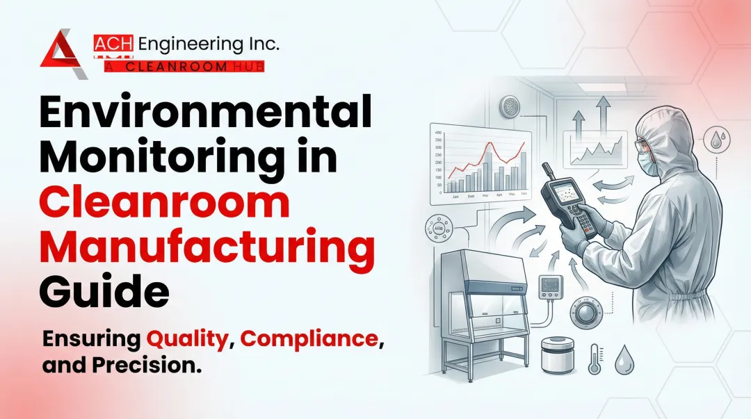 Cover image for Environmental Monitoring in Cleanroom Manufacturing Guide