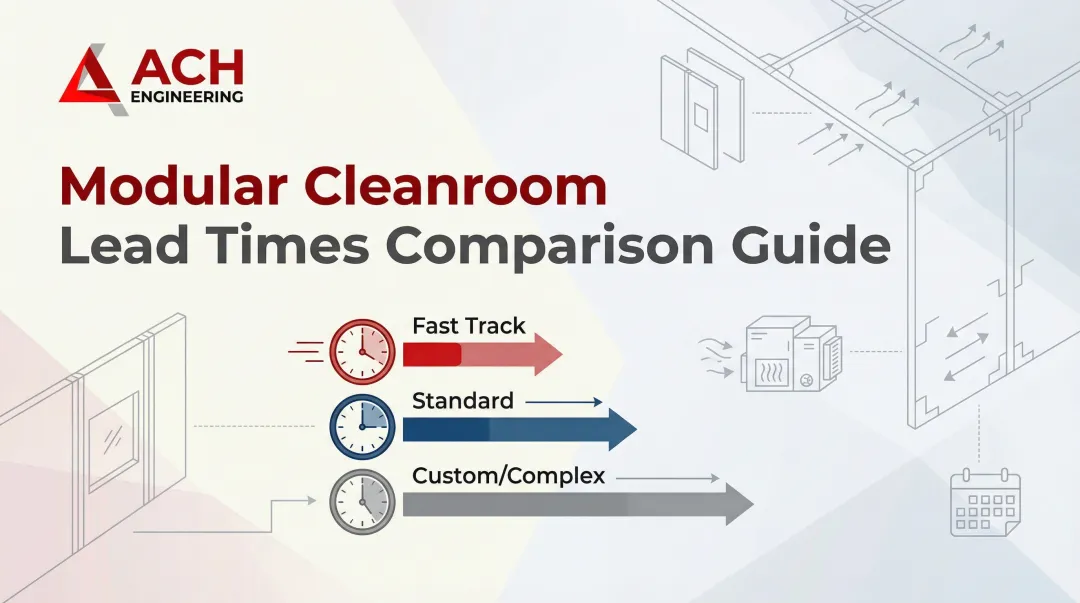 Cover image for Modular Cleanroom Lead Times Comparison Guide