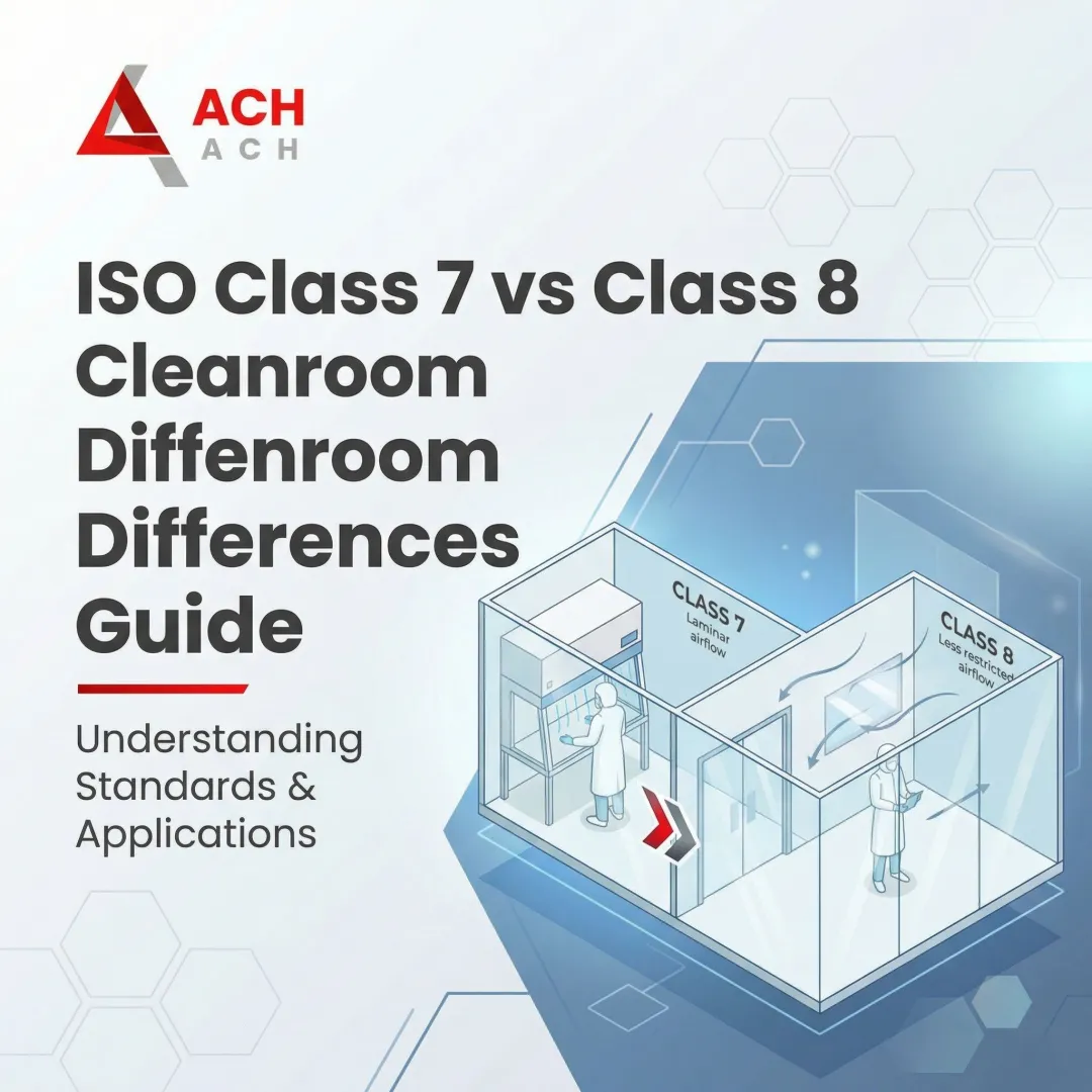 ISO Class 7 vs Class 8 Cleanroom Differences Guide