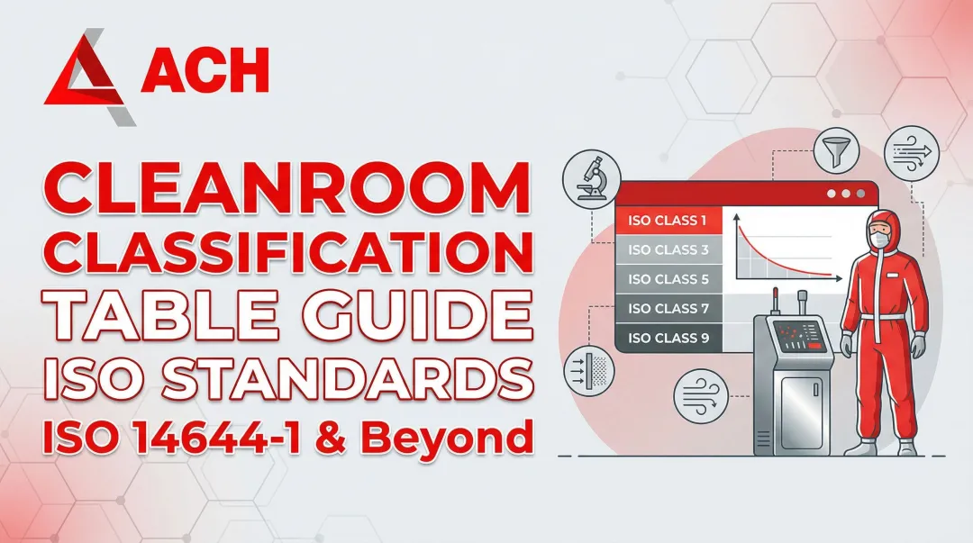Cover image for Cleanroom Classification Table Guide ISO Standards