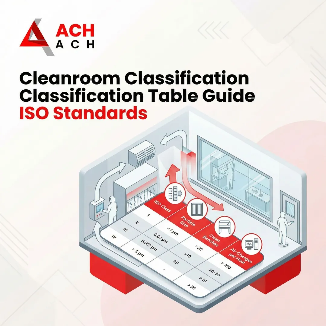 Cleanroom Classification Table Guide ISO Standards