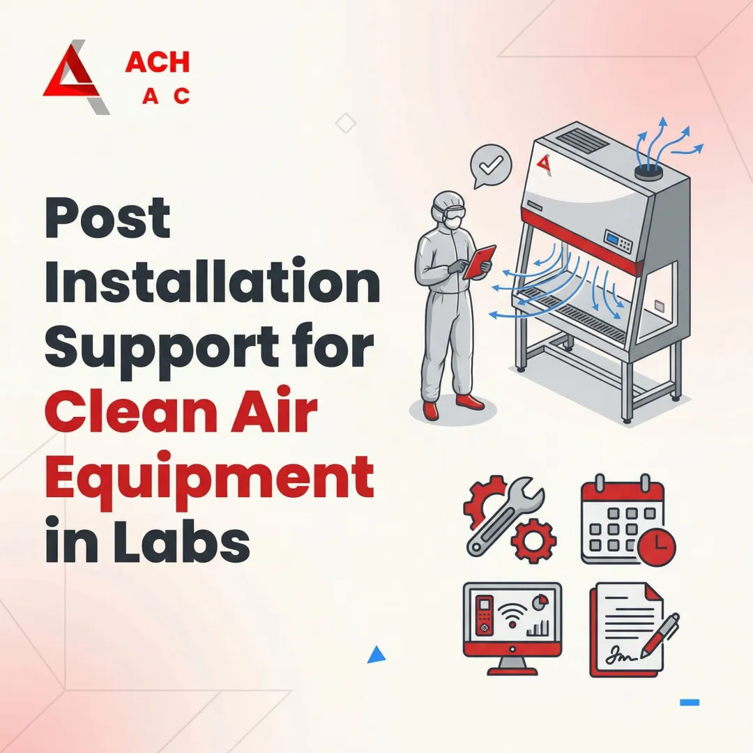 Post Installation Support for Clean Air Equipment in Labs