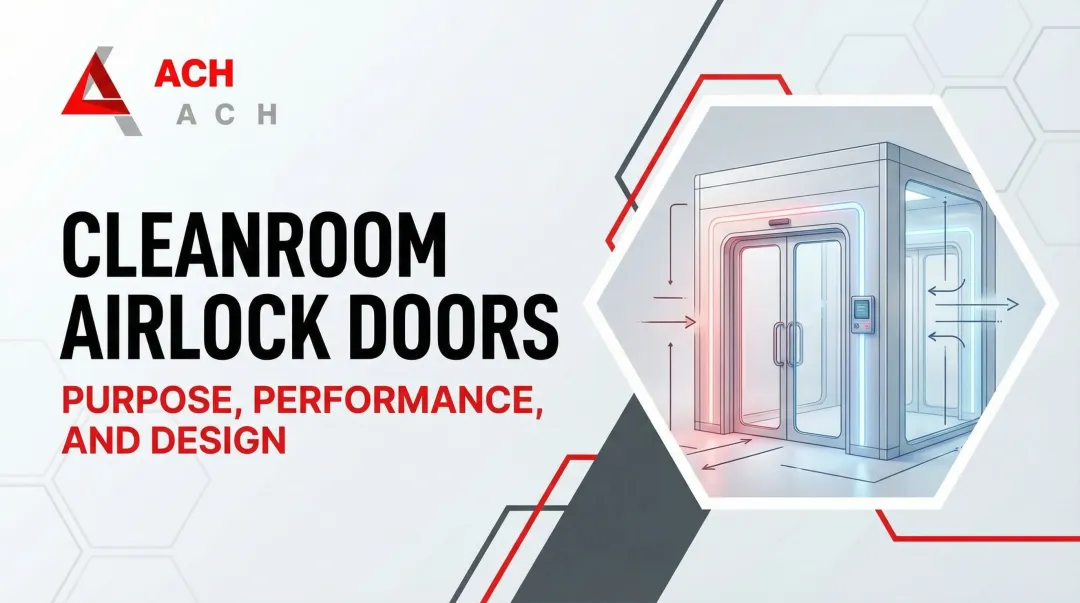Cover image for Cleanroom Airlock Doors Purpose Performance and Design