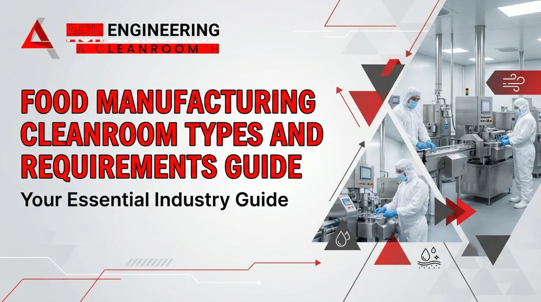 Cover image for Food Manufacturing Cleanroom Types and Requirements Guide