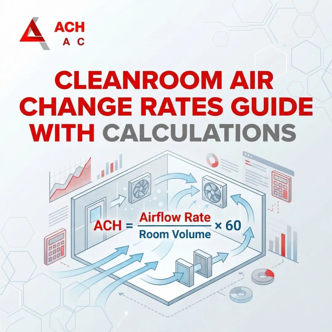 Cleanroom Air Change Rates Guide with Calculations