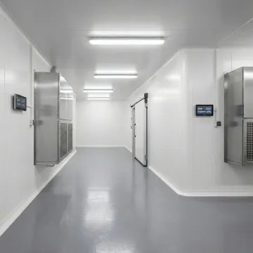 Modular cold room construction with precision temperature control systems