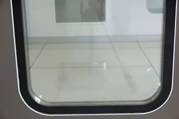 Beveled Cleanroom Windows