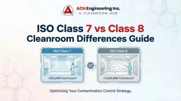 Cover image for ISO Class 7 vs Class 8 Cleanroom Differences Guide