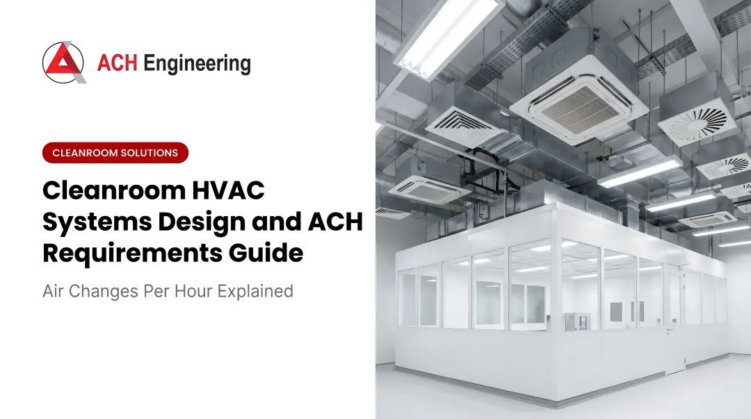 Cover image for Cleanroom HVAC Systems Design and ACH Requirements Guide