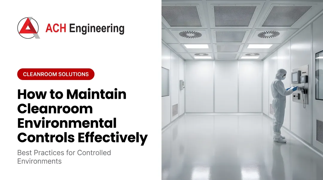 Cover image for How to Maintain Cleanroom Environmental Controls Effectively