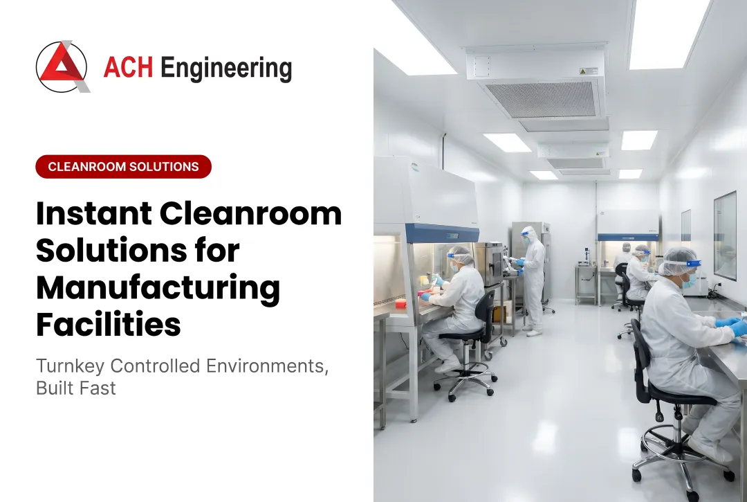 Eliminating Construction Delays: Rapid Cleanroom Solutions for Production Facilities
