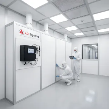 Battery manufacturing cleanroom with specialized dry room environmental controls