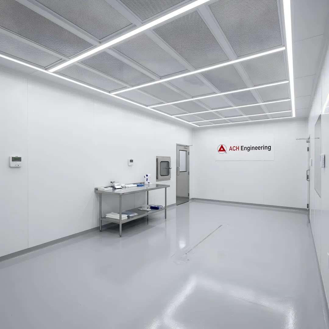 Advanced biotech dry room facility with controlled environment systems