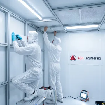 Semiconductor cleanroom construction with precision environmental controls and modular assembly