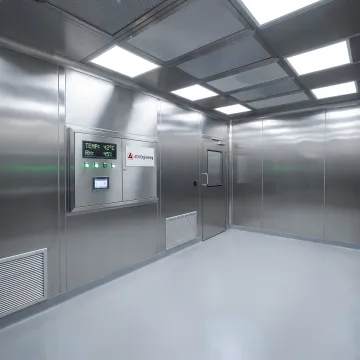 Temperature-controlled food processing environment with monitoring systems