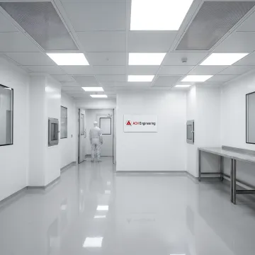 State-of-the-art cleanroom assembly facility with precision control systems