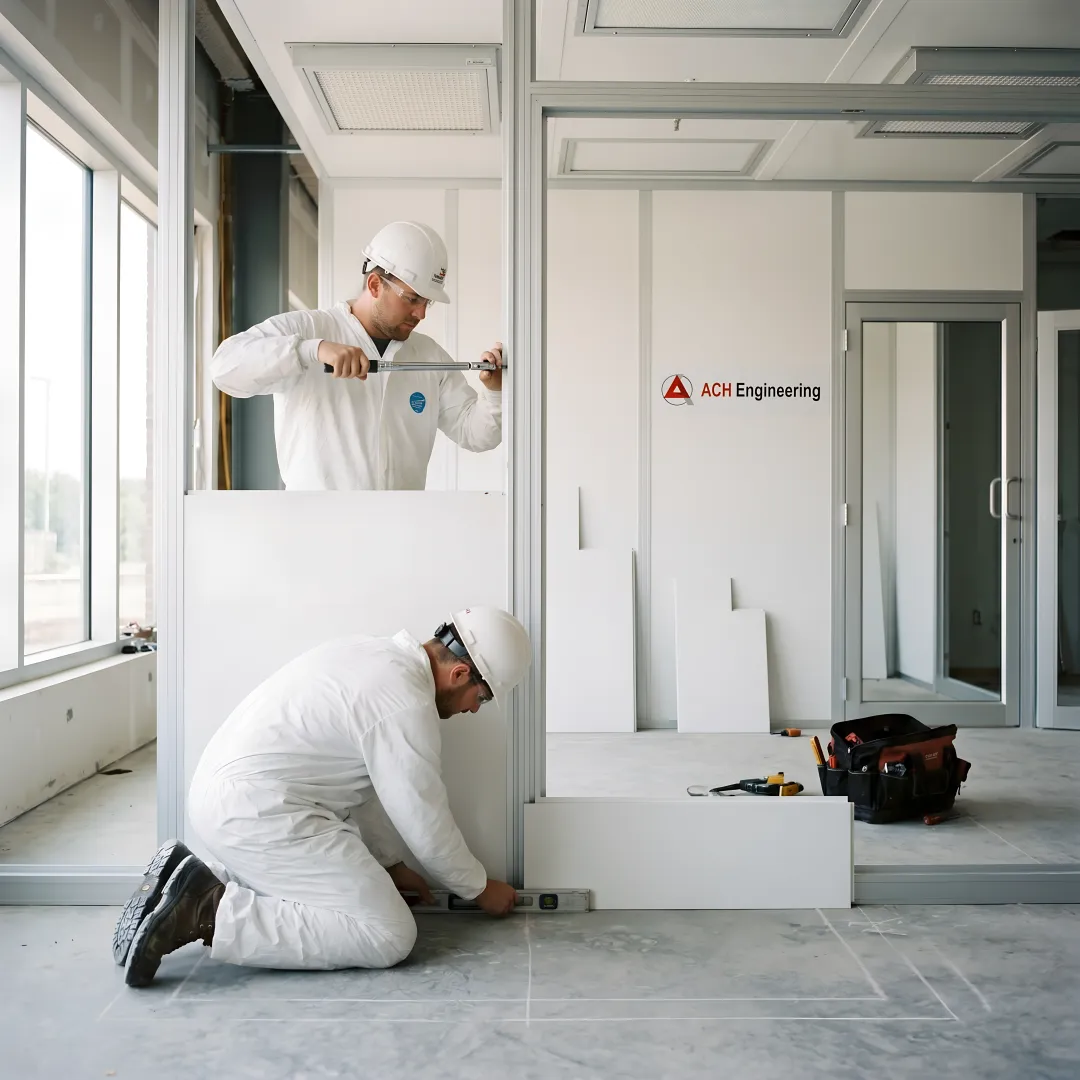 Modular cleanroom construction with advanced environmental controls