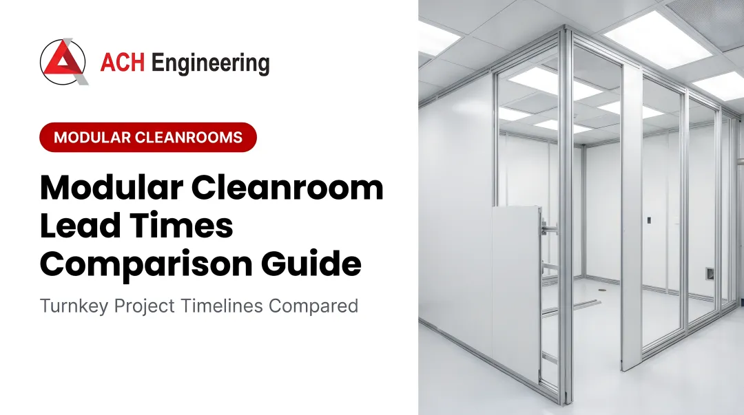 Cover image for Modular Cleanroom Lead Times Comparison Guide