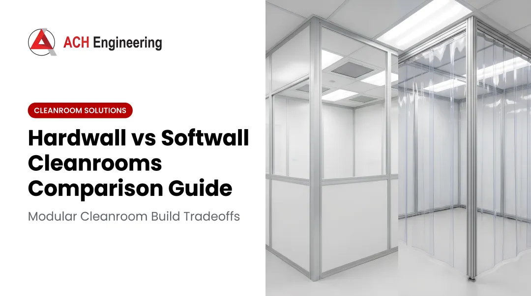 Cover image for Hardwall vs Softwall Cleanrooms Comparison Guide