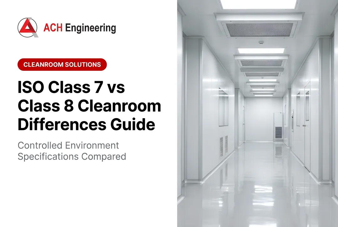 ISO Class 7 vs Class 8: Expert Guidance to Precision-Match Your Cleanroom Solution to Your Process