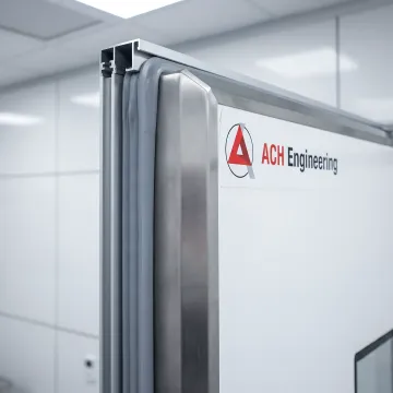 Advanced cleanroom door sealing system for semiconductor manufacturing
