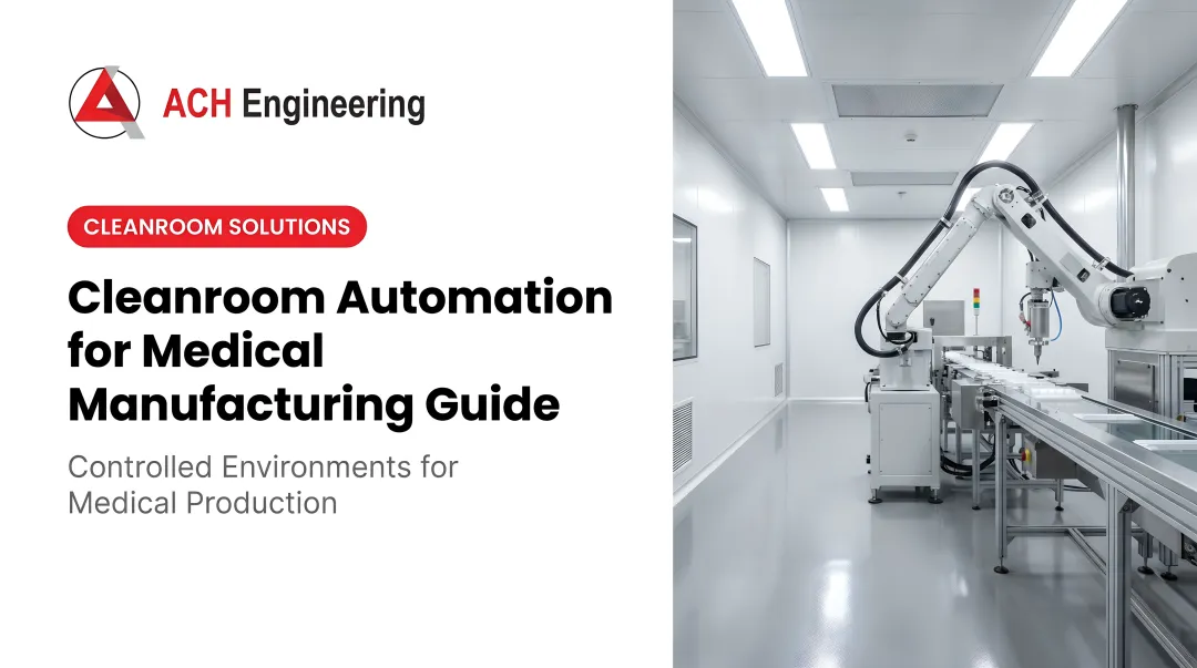 Cover image for Cleanroom Automation for Medical Manufacturing Guide