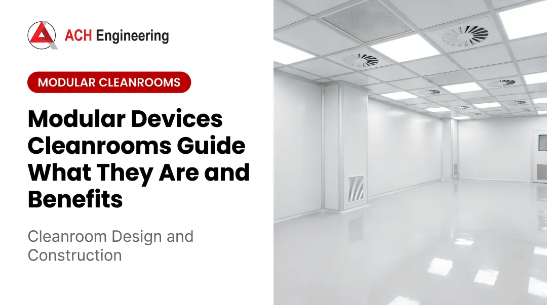 Cover image for Modular Devices Cleanrooms Guide What They Are and Benefits
