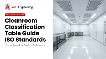 Cover image for Cleanroom Classification Table Guide ISO Standards