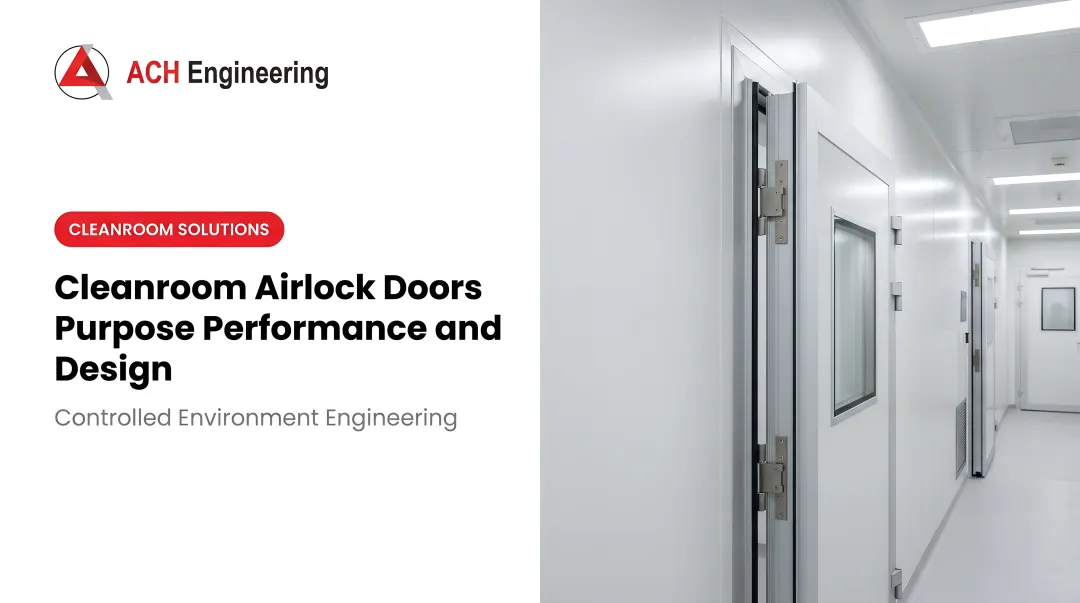 Cover image for Cleanroom Airlock Doors Purpose Performance and Design