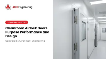 Cover image for Cleanroom Airlock Doors Purpose Performance and Design