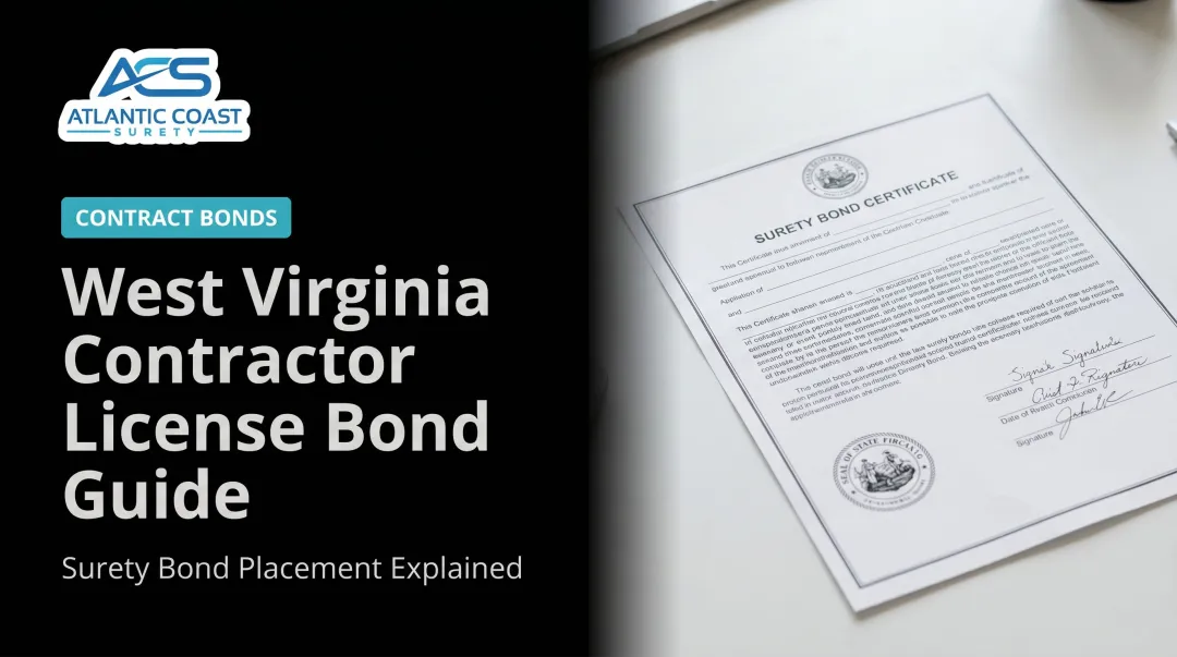 West Virginia Contractor License Bond Guide