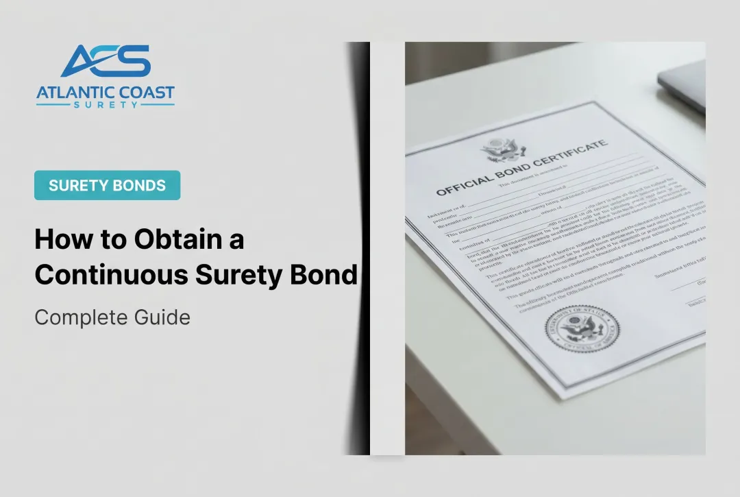 How to Obtain a Continuous Surety Bond: Complete Guide