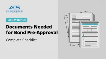Documents Needed for Bond Pre-Approval: Complete Checklist