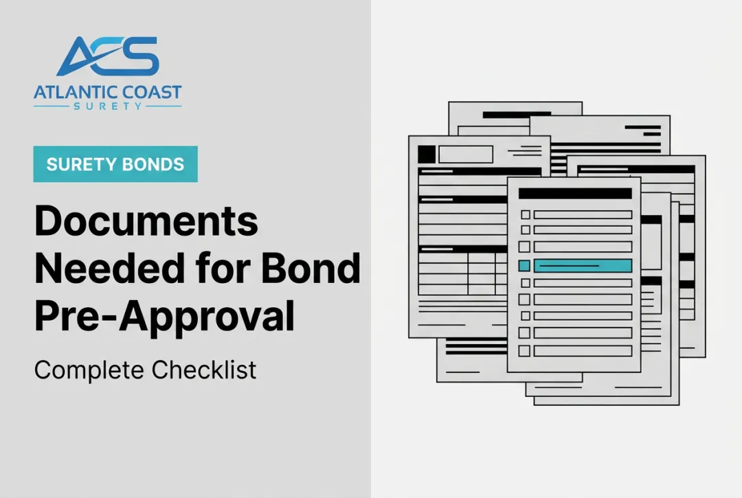 Documents Needed for Bond Pre-Approval: Complete Checklist