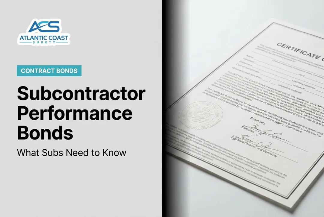 Subcontractor Performance Bonds: What Subs Need to Know