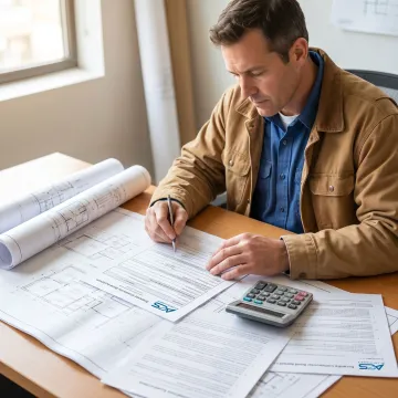 Kentucky contractor reviewing license bond documents