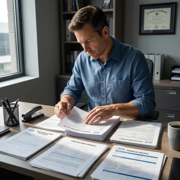 Surety bond application process documents