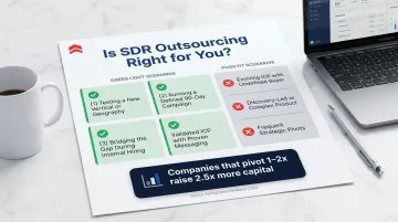 When to choose SDR outsourcing four ideal use cases decision flowchart