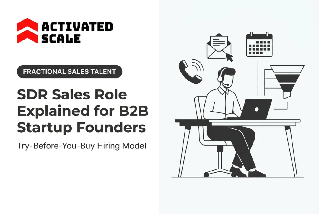 SDR Sales Role Explained for B2B Startup Founders