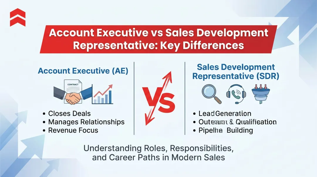Account Executive vs Sales Development Representative: Key Differences