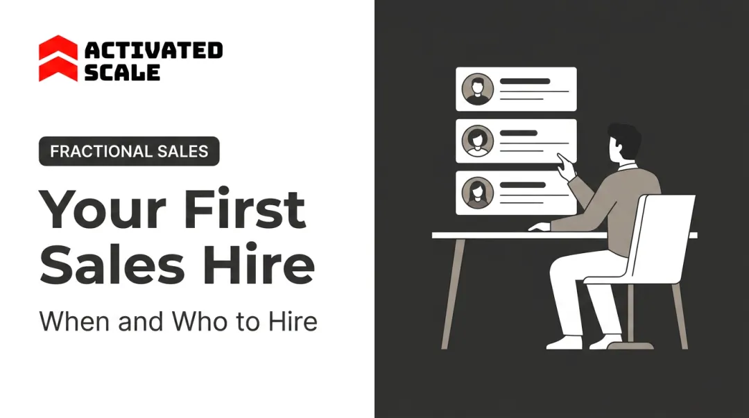 Your First Sales Hire: When and Who to Hire