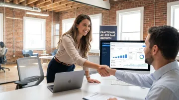 Fractional account executive conducting B2B SaaS pricing discovery call with early-stage founder